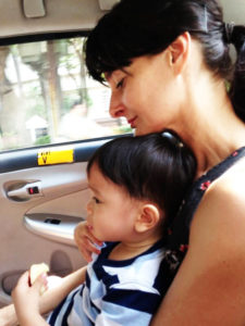 Adoption - Erste Erfahrungen mit unserem Adoptivkind - im Taxi